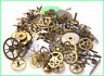 150+ Lot 10g Steampunk Watch Parts Pieces Vintage Antique Gears Cogs Wheels