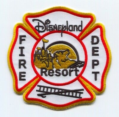 Disneyland Resort Fire Department Patch California CA Mickey Mouse Disney