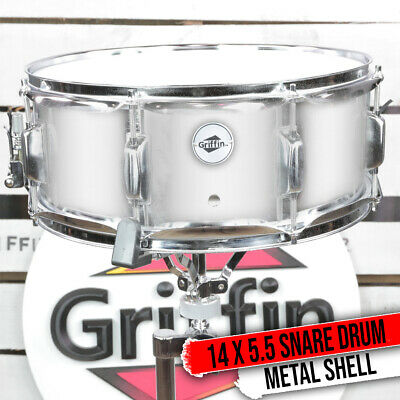 GRIFFIN Metal Snare Drum 14